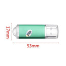 USB 2.0 Flash Memory Stick Pen Drive Storage Thumb Color:Green Capacity:512
