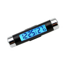 Air Outlet Clip Type Auto Car Electronic Clock Temperature Meter Thermometer