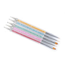 5pcs Nail Art Accessories Gel Design Pen Painting Polish Brush Drawing Tools Set