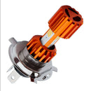 LED Motorcycle Bike Car H4 3 COB HI/Lo Beam Headlight Lamp Bulb Kit 2000LM 6000k