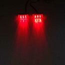 2 in 1 LED Amber Flashing Warning Emergency Vehicle Side Strobe Light Bar Light