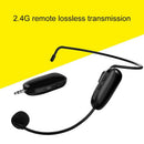 2.4G Wireless Microphone Headset 2 in 1 Handheld Head-Wear Bluetooth Microp