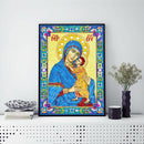 5D DIY Special Shaped Diamond Painting Religious Cross Stitch Mosaic Kit