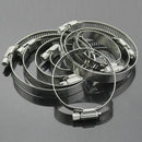 10pcs Adjustable Car Fuel Petrol Pipe Hose Clip Stainless Clamp Spring 8-12 I5G4