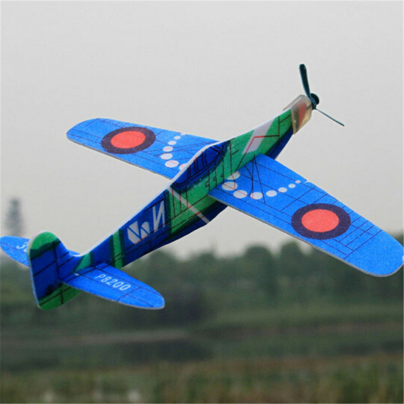 19cm Hand Throw Flying Glider Planes Foam Airplane Party Bag Fillers Kids ToysJR