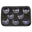 The Cross Style Motorcycle Rear Passenger Cushion Pillion Seat Pad Suction  K4O2