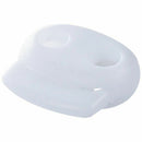 Plastic 4mm Dia Spring Loaded Clamps Cord Lock Toggles 50pcs White J9P3