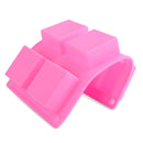 6-Cavity Cell Plain Rectangle Silicone Mould Cake Soap Mold Chocolate Candy Tray