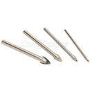 4pcs Porcelain Spear Head Ceramic Tile Glass Marble Drill Bits Set 4/6/8/10mm