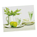11CT Stamped Cross Stitch Kit for Beginners Green Summer Afternoon Tea Printed
