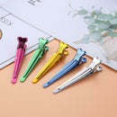 50pcs Colorful Single Prong Alligator Hair Clips Aluminum Flat Hairpins