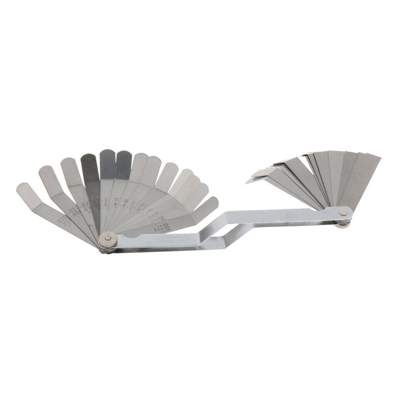 26 Blade Gauges Feeler Gauge Dual Reading Combination Ruler for Metric& SAE