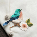 2pcs DIY Flower Craft Sewing Embroidered Sew/Iron On Applique Patch Birds YK