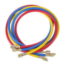 3pcs 1.5m AC Charging Hoses Tube R134a Air Conditioning Refrigerant Tool