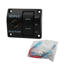 Marine Panel 3-Way Lighted Rocker Bilge Pump Switch 12V Off Automatic Manual
