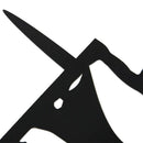 Wedding Anniversary Cake Topper couple with 2 Girls (Black) G7O9