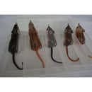 Soft Mouse Fishing Lures Mice Rat Baits Crankbaits Set With Storage Box Case