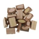 20x Tree Blocks Wood Slices DIY Crafts Wedding Rustic Wooden Pile Ornaments