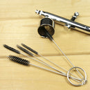 Metal Carburetor Carbon Dirt Remove Jet 5 Cleaning Needles & 5 Brushes Tools Kit