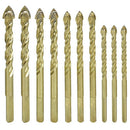 5 Pieces Multipurpose Tungsten Carbide Tip Masonry Drill Bits For Tile,Conc S8K8