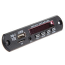 Car MP3 Audio Decoder Board Digital Remote Control AUX USB TF FM Radio Stereo