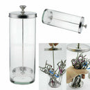 Portable Barber Disinfectant Germicide Sanitizer Glass Jar Manicure Salon Tool