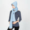 Winter Hat Women Knitted Hat Scarf Cap Warm Beanie Hoodie Hooded Scarf