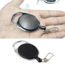 Retractable Recoil Key Ring Key chain Pull Chain Retractor Card Holder Belt Clip