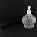 Retro Crystal Clear Glass Perfume Bottle Atomizer Refillable Fragrance Scent