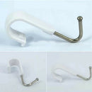 7Pcs Holder 360 Degrees Rotated Organizer Storage White Kitchen S Shape Hook