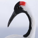 Garden Bird Ornament Realistic Red-crowned Crane Animal Outdoor Statue NEW