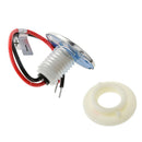 1 Marine LED Light, Lighting 316 Stainless Steel Finish With Blue Upper Window