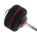 Bass Drum Kick Beater Head Steel Black Drum Pedal Beater Instrument Accessory