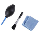 3X/set Camera Dust Cleaner Cleaning Kit Lens Brush+ Cleaning Cloth+ Air Blow Ew