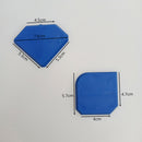Set of 2Sealant Spreader Spatula Scraper Caulk Removers Removal Tool