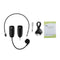 USB Microphone Headset 3.5mm Plug Head Mounted PC Mic Amplifier Loudspeaker