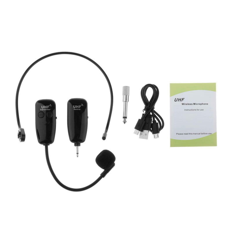 USB Microphone Headset 3.5mm Plug Head Mounted PC Mic Amplifier Loudspeaker