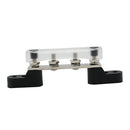 4 Post 1/4 inch Power Distribution Block Bus Bar Electrical Terminal with Cover