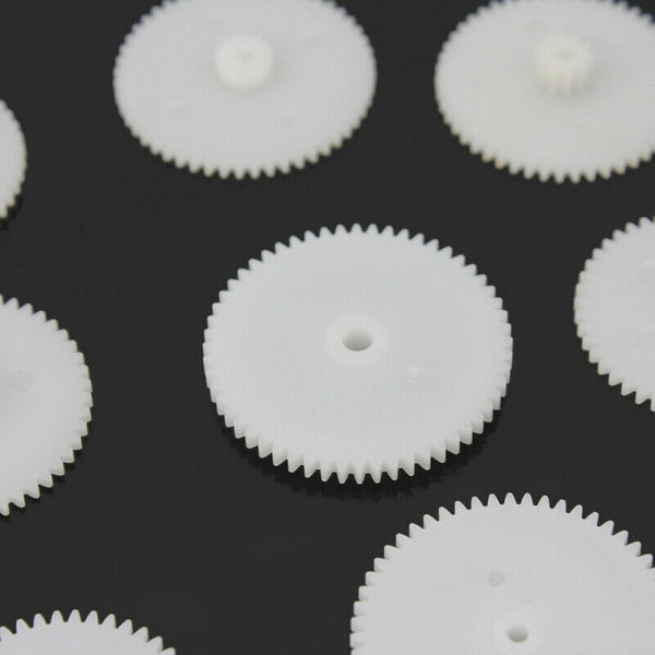 Hot Sell 58 Pcs Plastic Gears Cog Module Robot Parts DIY Necessary