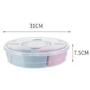 Double-Layer Snack Candy Storage Box with Lid Christmas Gift Wedding Party