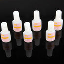 6 X French Acrylic False Tips Glitters Nail Art Glue M1B4