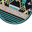 Go Outdoors Hiking Patch Embroidered Patches for Jackets Mountain Hiking badge