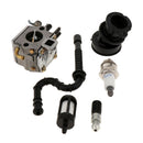 6 Pieces Carburetor Spark Plug Oil Fuel Line Filter Kit for STIHL 034 036 MS340