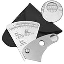 Fan Shaped Welding Gauge Angle Height Test Ruler Welding Inspection Gauge