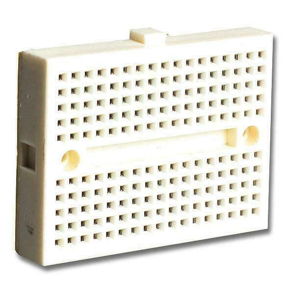Mini Nickel Plating Breadboard 170 Tie-points for Arduino Shield White