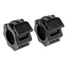 1 Pair Dumbbell Barbell Attachments Clamps Lock Clip for Gym Fitness 30mm Black