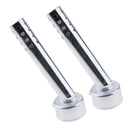 2x Exhaust Pipe Muffler 48mm Angled Motorcycle Insert Baffle DB Killer Silencer