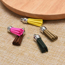 20x Mixed Leather Tassels Earrings Charm Pendant DIY Jewelry Making FindingsJR