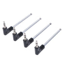 4pcs metal Cell Phone Multi Purpose 3.5mm FM Radio Antenna 8.8 inch LongJCAUJ uW