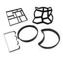 2pcs Concrete Molds Reusable Walk Maker Stepping Stone Path Maker Paver Yard
